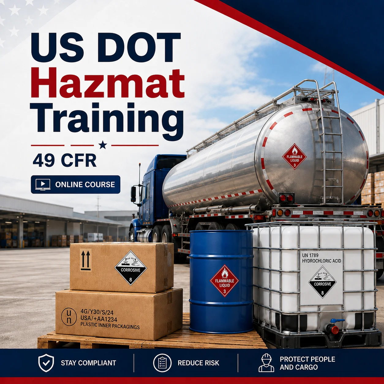 US DOT Hazmat Training (49 CFR) – (USA)